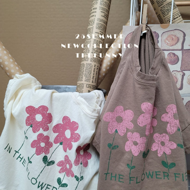 The Funny - Korean Children Fashion - #childofig - Flower Garden Semi Crop Tee - 11