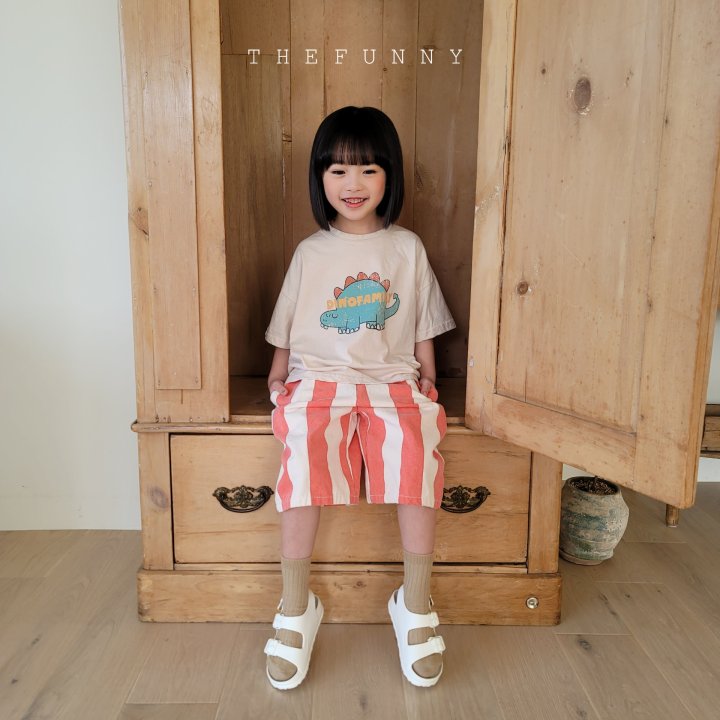 The Funny - Korean Children Fashion - #childofig - Dino Family Tee - 4