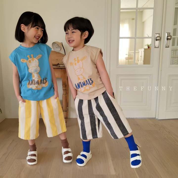 The Funny - Korean Children Fashion - #childrensboutique - Giraffe Sleeveless - 3