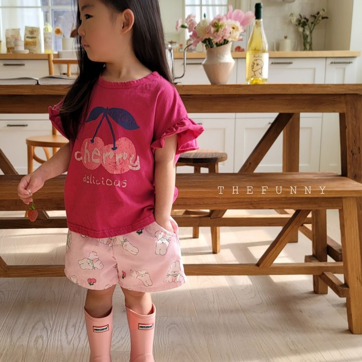 The Funny - Korean Children Fashion - #childrensboutique - Cherry Pants - 9