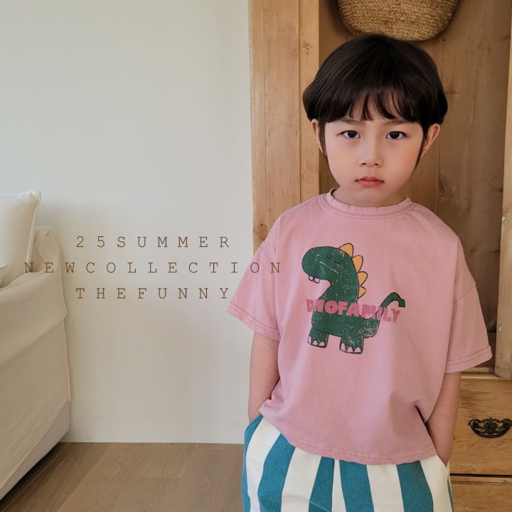 The Funny - Korean Children Fashion - #designkidswear - Dino Family Tee - 5