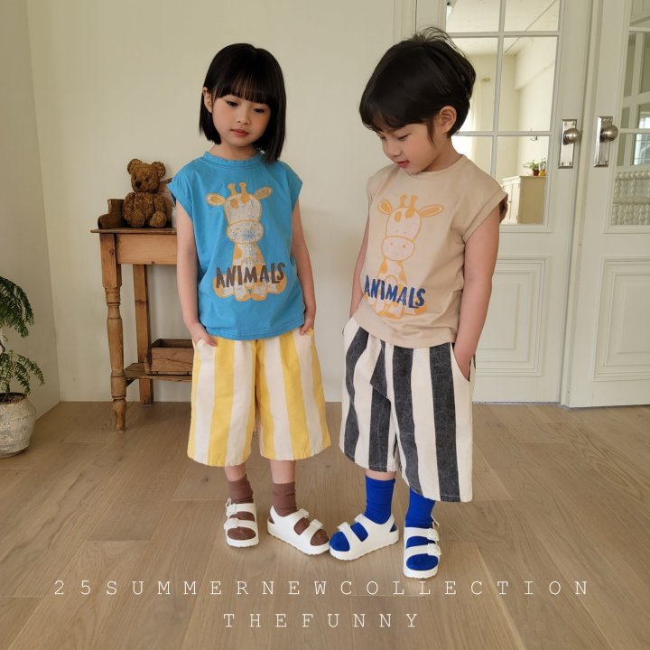 The Funny - Korean Children Fashion - #childrensboutique - Giraffe Sleeveless - 4