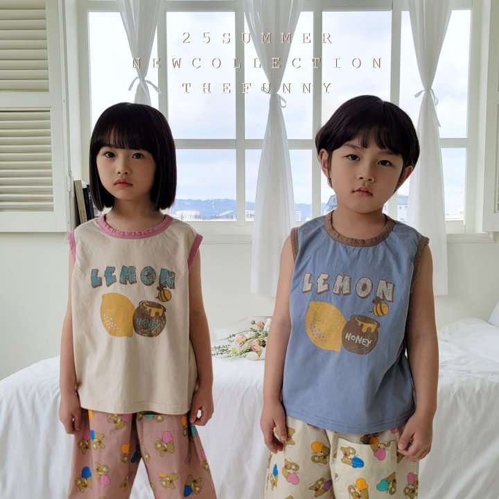 The Funny - Korean Children Fashion - #designkidswear - Lemon Sleeveless