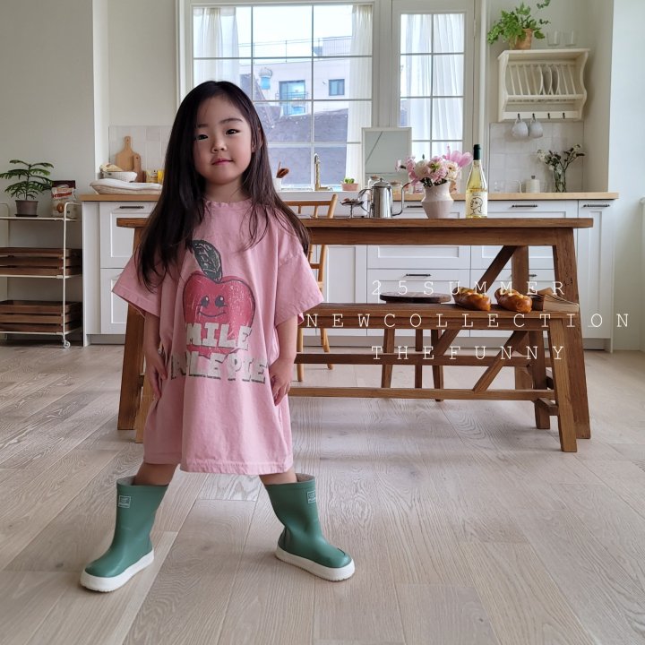 The Funny - Korean Children Fashion - #designkidswear - Apple One-piece - 7