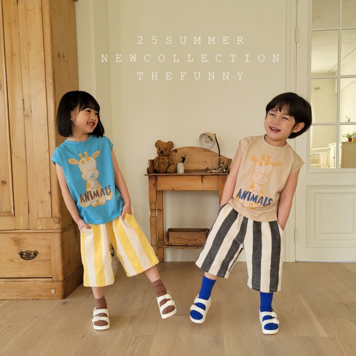 The Funny - Korean Children Fashion - #discoveringself - Giraffe Sleeveless - 5