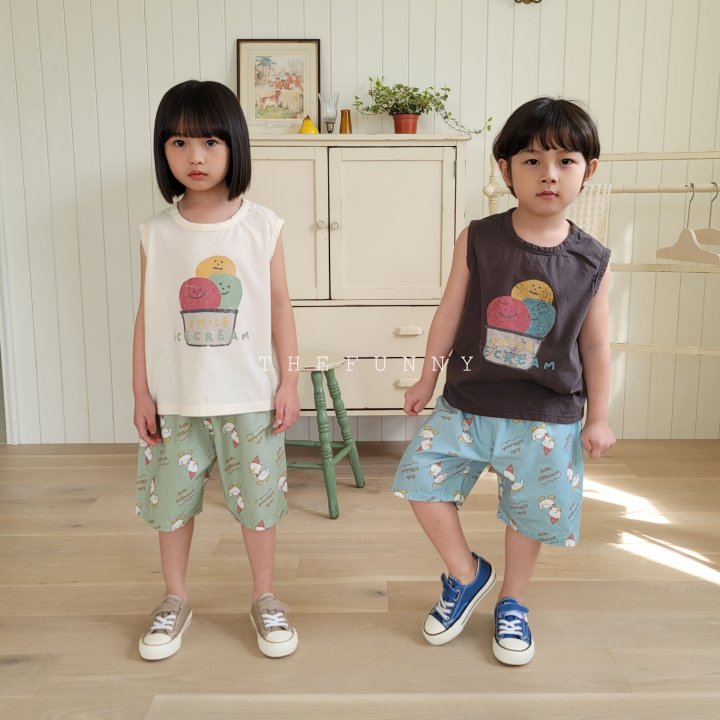 The Funny - Korean Children Fashion - #discoveringself - Ice Sleeveless