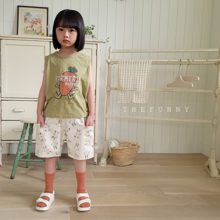 The Funny - Korean Children Fashion - #discoveringself - Carrot Sleeveless - 9