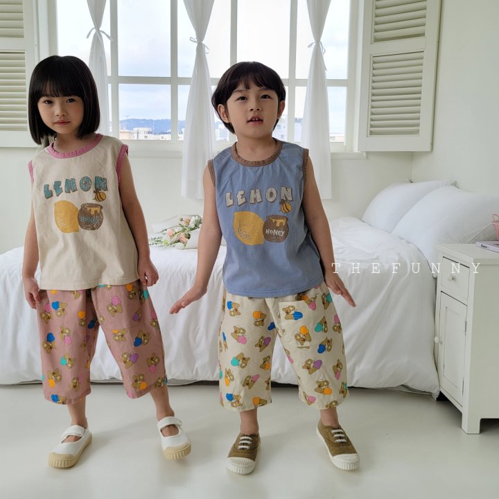The Funny - Korean Children Fashion - #discoveringself - Lemon Sleeveless - 2