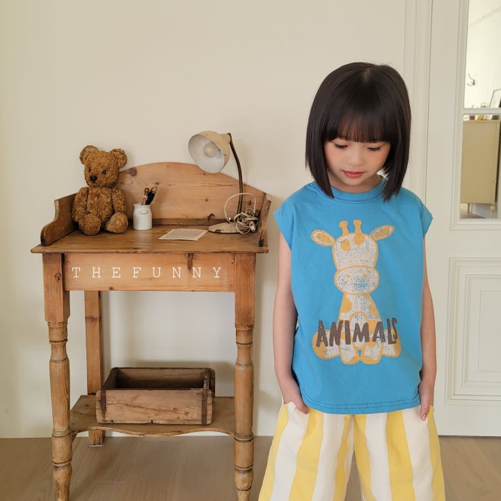 The Funny - Korean Children Fashion - #fashionkids - Giraffe Sleeveless - 6