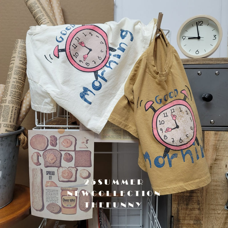 The Funny - Korean Children Fashion - #fashionkids - Good Morning Tee - 11