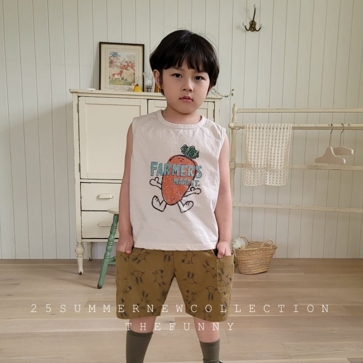 The Funny - Korean Children Fashion - #fashionkids - Carrot Sleeveless - 10