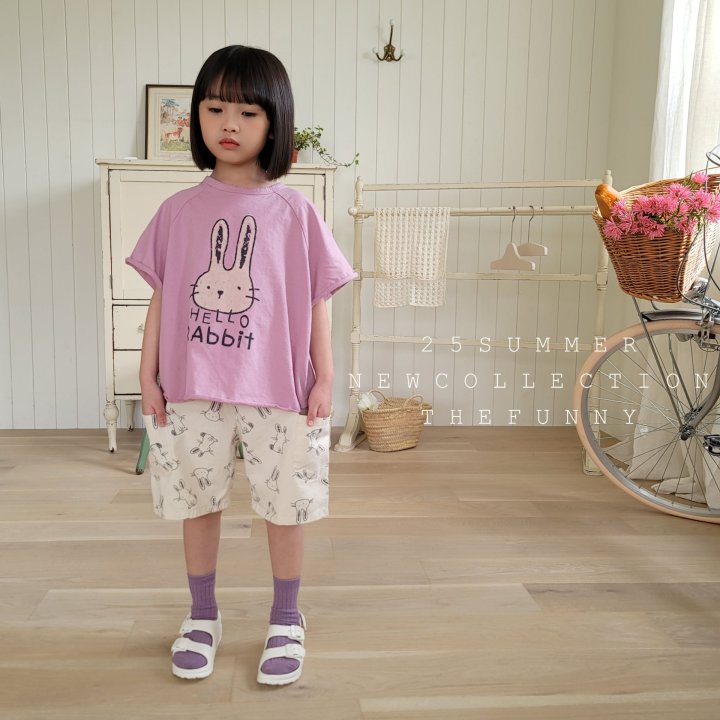 The Funny - Korean Children Fashion - #fashionkids - Hello Rabbit Tee - 9
