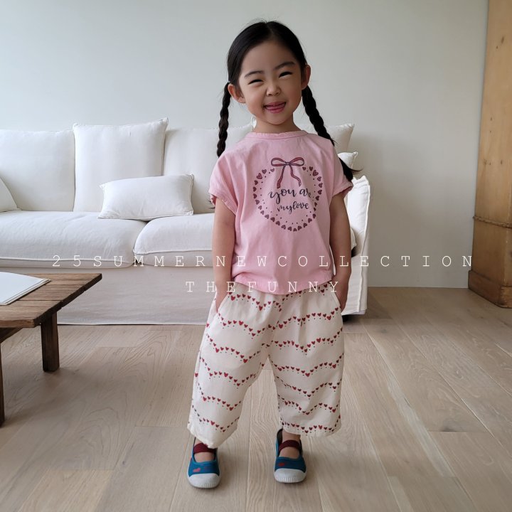 The Funny - Korean Children Fashion - #fashionkids - Heart Pants - 10