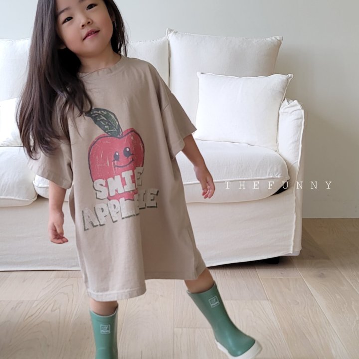 The Funny - Korean Children Fashion - #fashionkids - Apple One-piece - 9