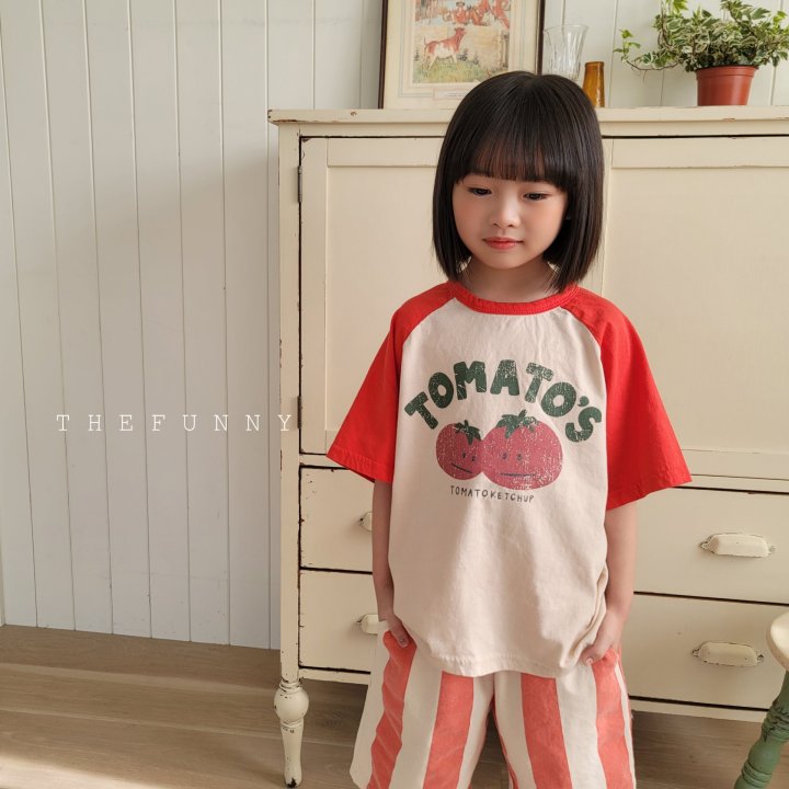The Funny - Korean Children Fashion - #kidsshorts - Tomato Tee - 6