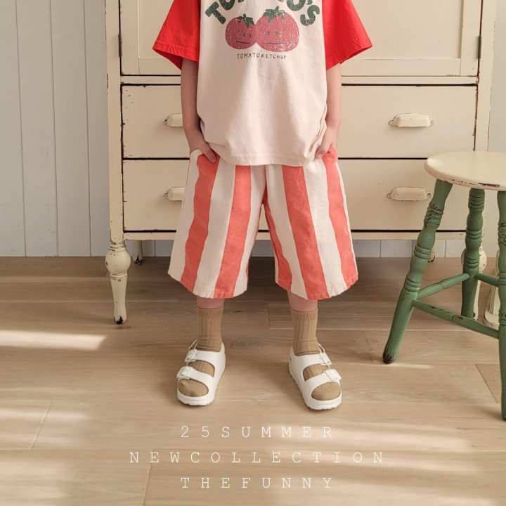 The Funny - Korean Children Fashion - #kidsshorts - Line Pants - 5