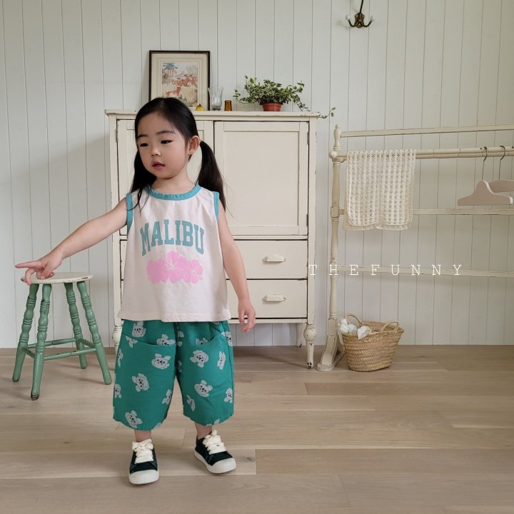 The Funny - Korean Children Fashion - #kidsshorts - Malibu Sleeveless - 2