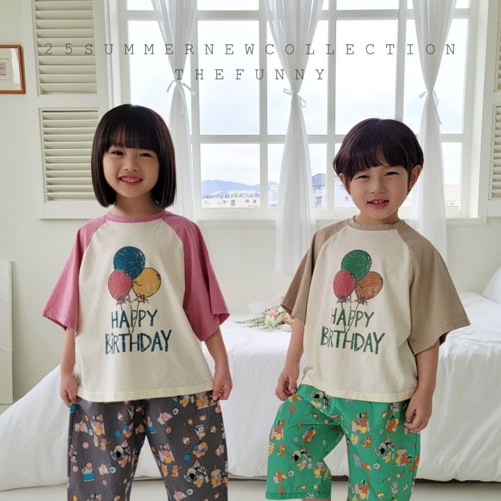 The Funny - Korean Children Fashion - #kidsshorts - Balloon Tee