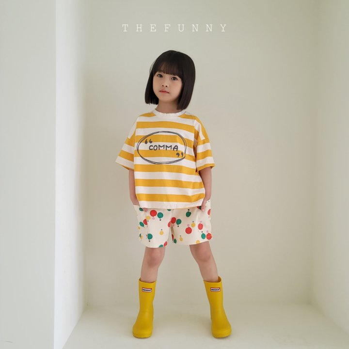 The Funny - Korean Children Fashion - #kidsshorts - Comma Tee - 7