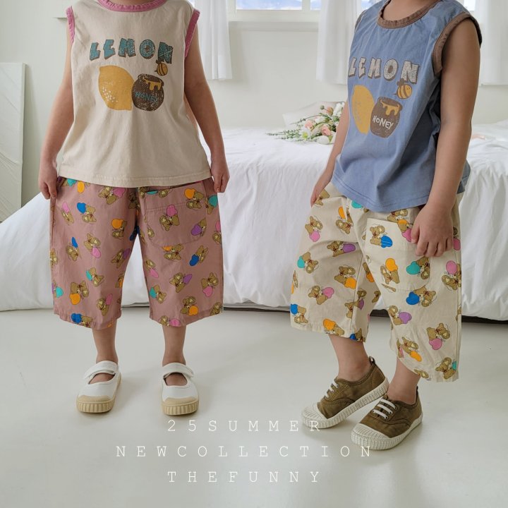 The Funny - Korean Children Fashion - #kidsshorts - Balloon Bear Pants - 3
