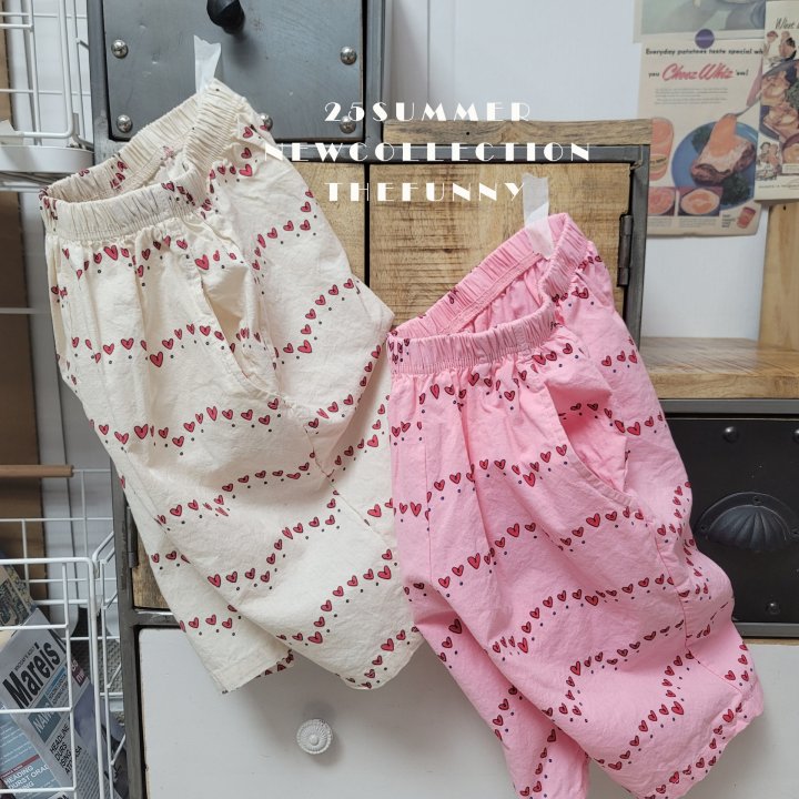 The Funny - Korean Children Fashion - #kidsshorts - Heart Pants - 11