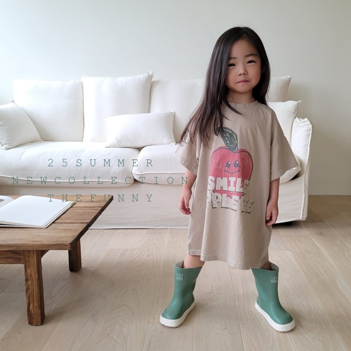 The Funny - Korean Children Fashion - #kidsshorts - Apple One-piece - 10
