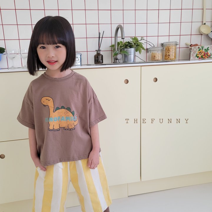 The Funny - Korean Children Fashion - #kidsstore - Dino Family Tee - 9