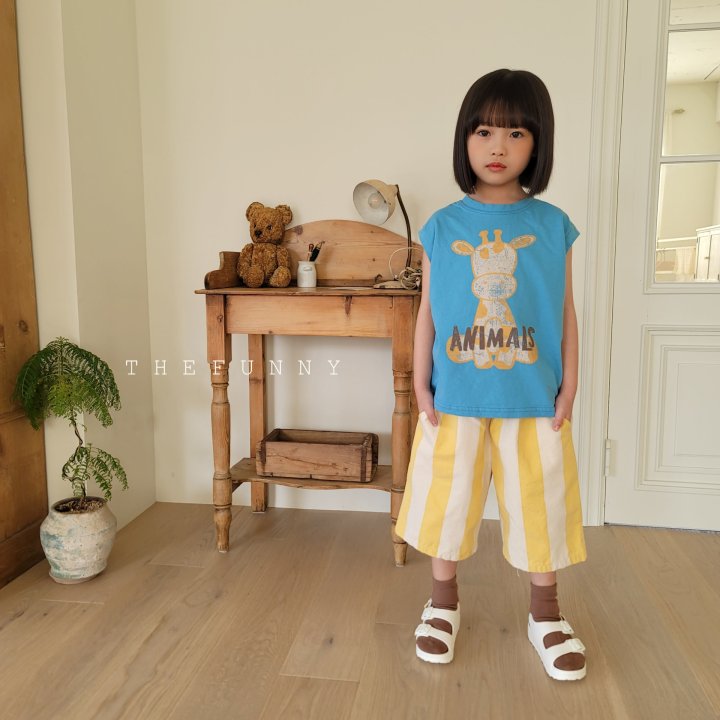 The Funny - Korean Children Fashion - #kidsstore - Giraffe Sleeveless - 8