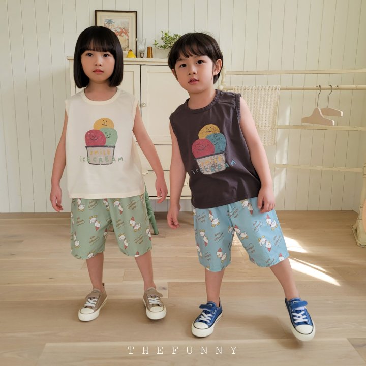 The Funny - Korean Children Fashion - #kidsshorts - Ice Sleeveless - 4