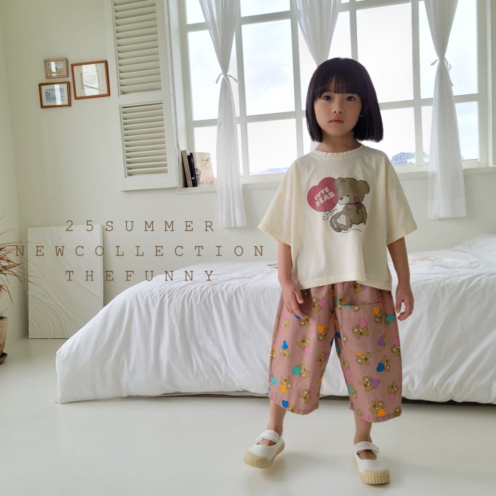 The Funny - Korean Children Fashion - #kidsstore - Bear Box Semi Crop Tee - 6