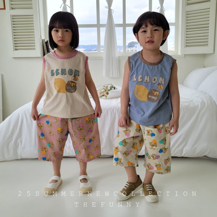 The Funny - Korean Children Fashion - #kidsstore - Lemon Sleeveless - 5