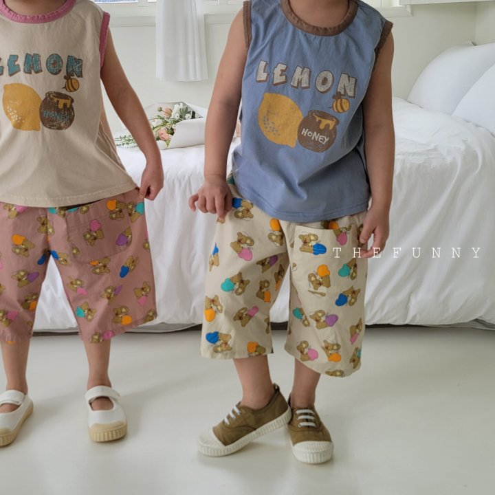 The Funny - Korean Children Fashion - #kidsshorts - Balloon Bear Pants - 4
