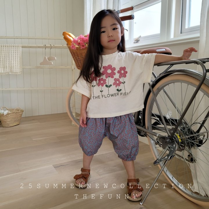 The Funny - Korean Children Fashion - #kidsstore - Flower Garden Semi Crop Tee - 3