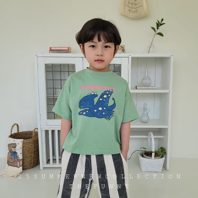 The Funny - Korean Children Fashion - #kidzfashiontrend - Dino Family Tee - 10