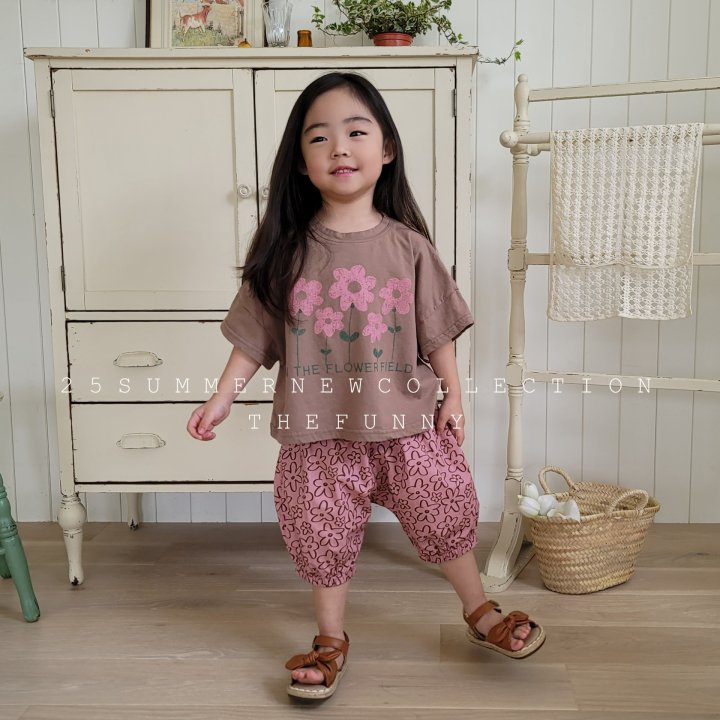 The Funny - Korean Children Fashion - #kidzfashiontrend - Flower Balloon Pants - 3