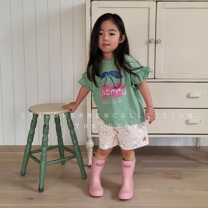 The Funny - Korean Children Fashion - #kidzfashiontrend - Cherry Tee - 2