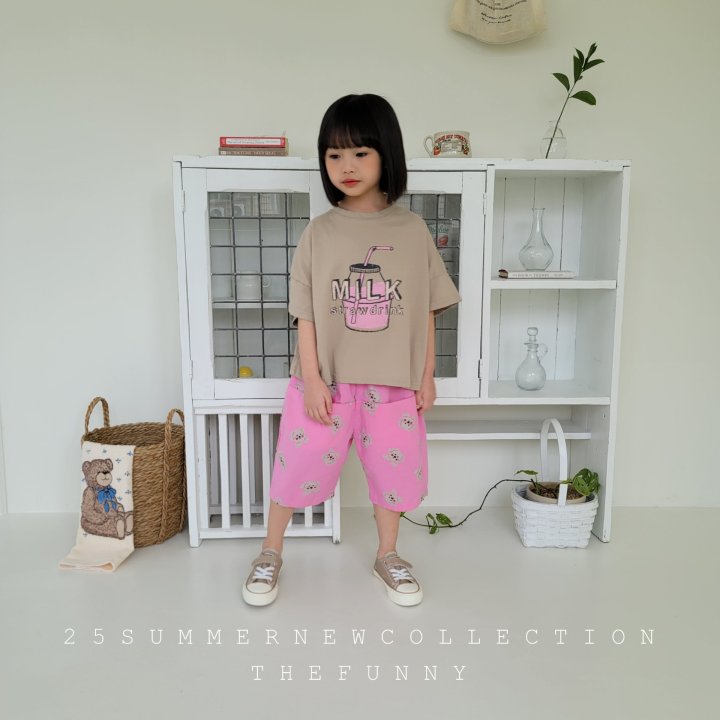 The Funny - Korean Children Fashion - #littlefashionista - Milk Semi Crop Tee - 7