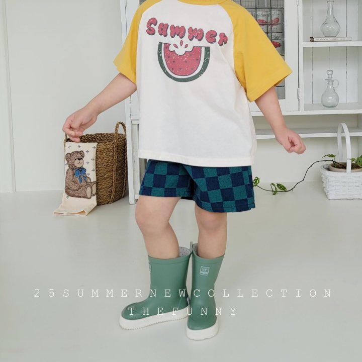 The Funny - Korean Children Fashion - #littlefashionista - Two Tone Denim Pants - 9