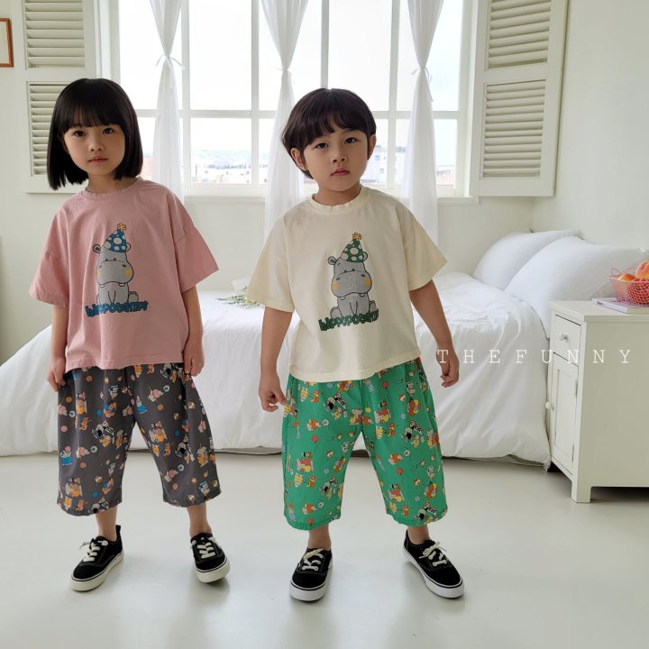 The Funny - Korean Children Fashion - #Kfashion4kids - Hippo Tee - 4