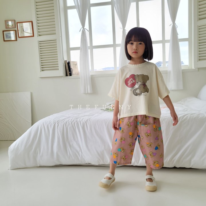 The Funny - Korean Children Fashion - #littlefashionista - Bear Box Semi Crop Tee - 9