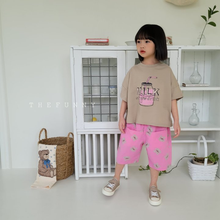 The Funny - Korean Children Fashion - #magicofchildhood - Milk Semi Crop Tee - 8