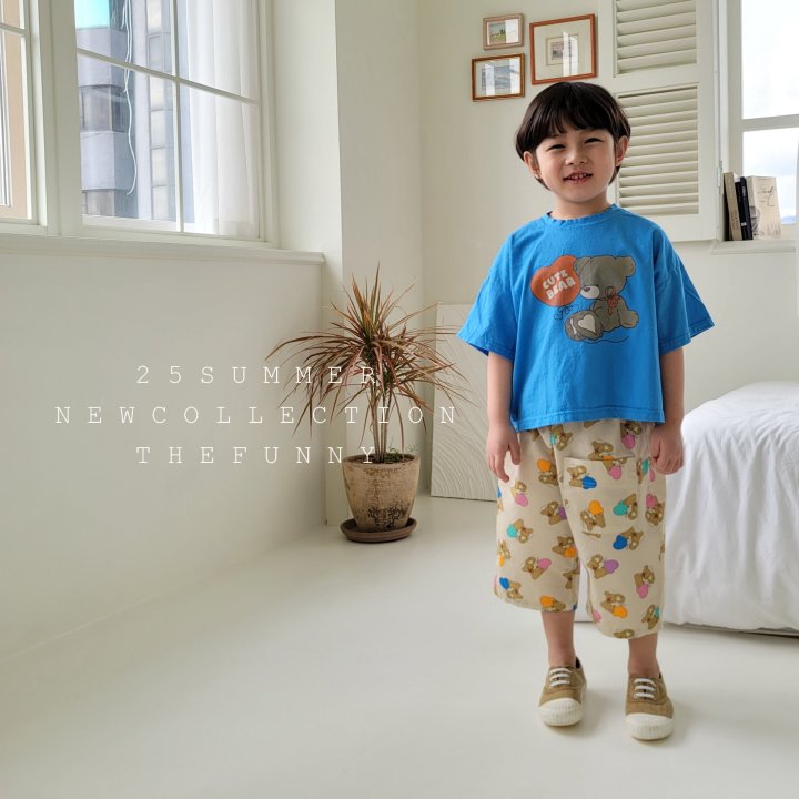 The Funny - Korean Children Fashion - #magicofchildhood - Bear Box Semi Crop Tee - 10