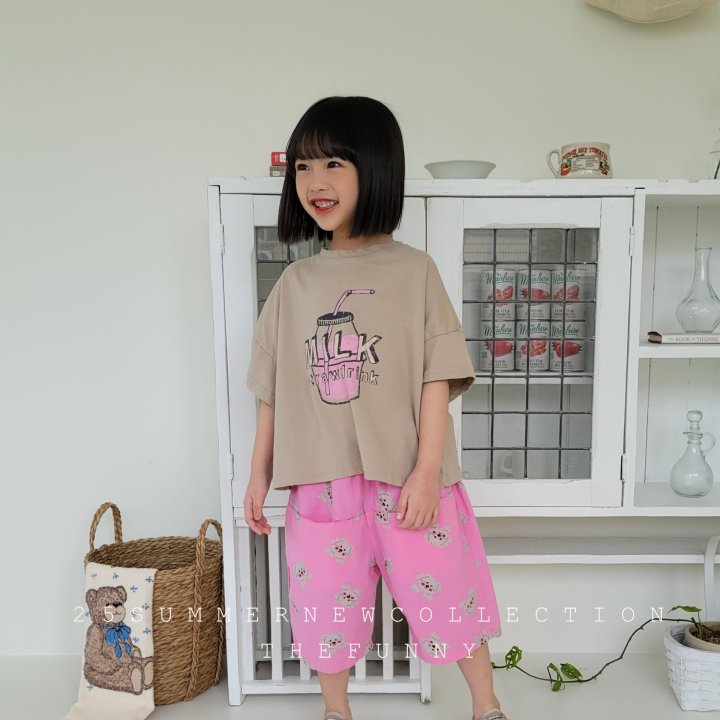 The Funny - Korean Children Fashion - #minifashionista - Milk Semi Crop Tee - 9
