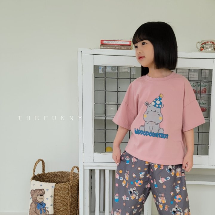 The Funny - Korean Children Fashion - #minifashionista - Hippo Tee - 6