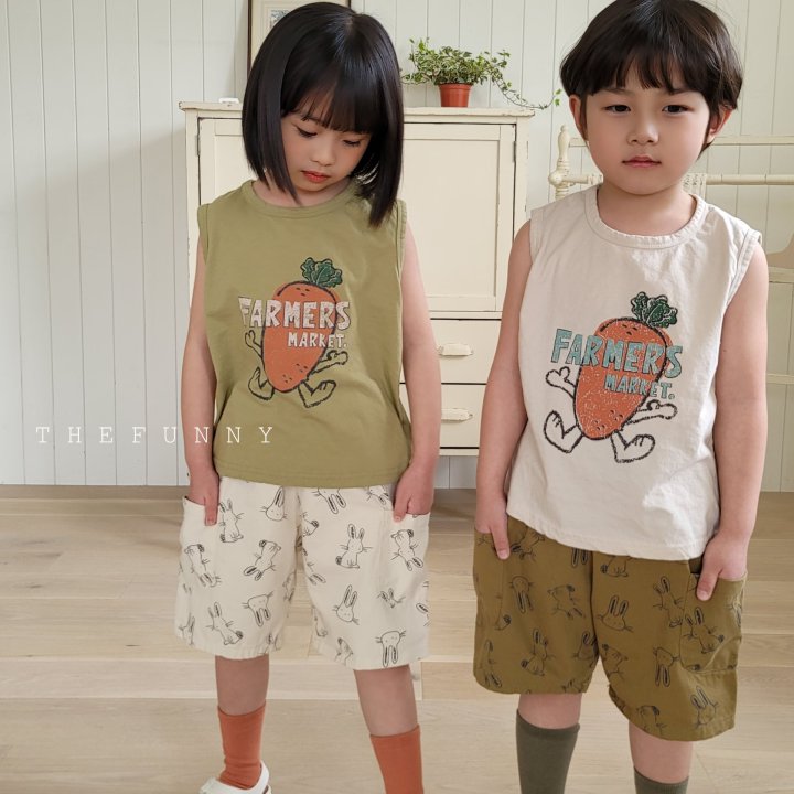 The Funny - Korean Children Fashion - #minifashionista - Carrot Sleeveless