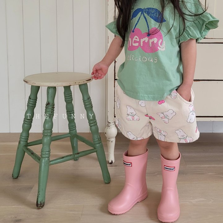 The Funny - Korean Children Fashion - #minifashionista - Cherry Pants - 5