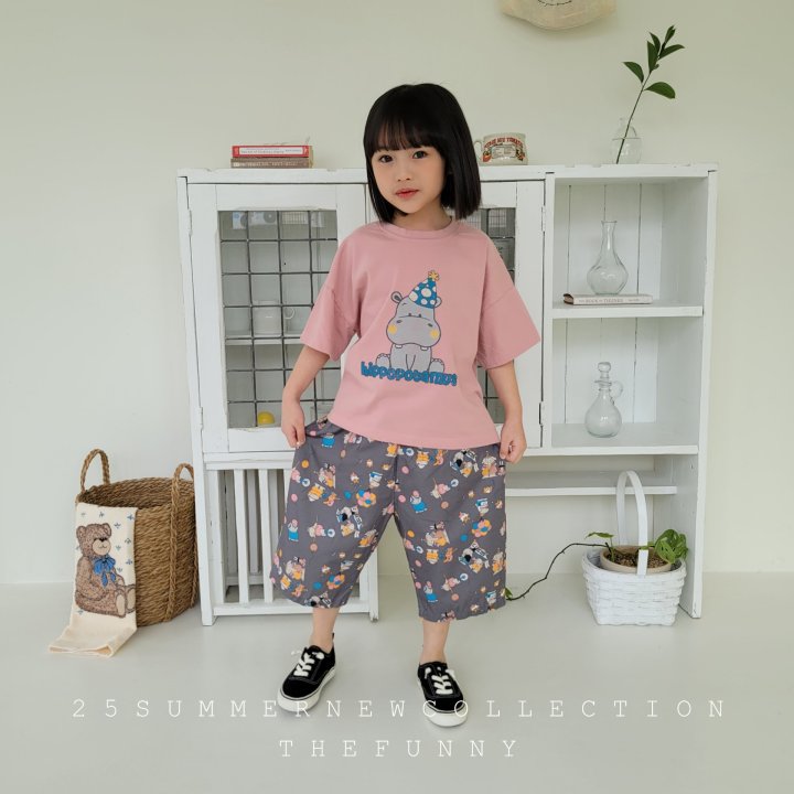 The Funny - Korean Children Fashion - #prettylittlegirls - Hippo Tee - 7