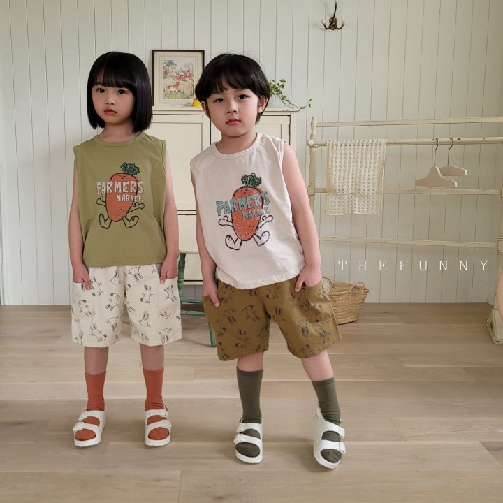 The Funny - Korean Children Fashion - #prettylittlegirls - Carrot Sleeveless - 2