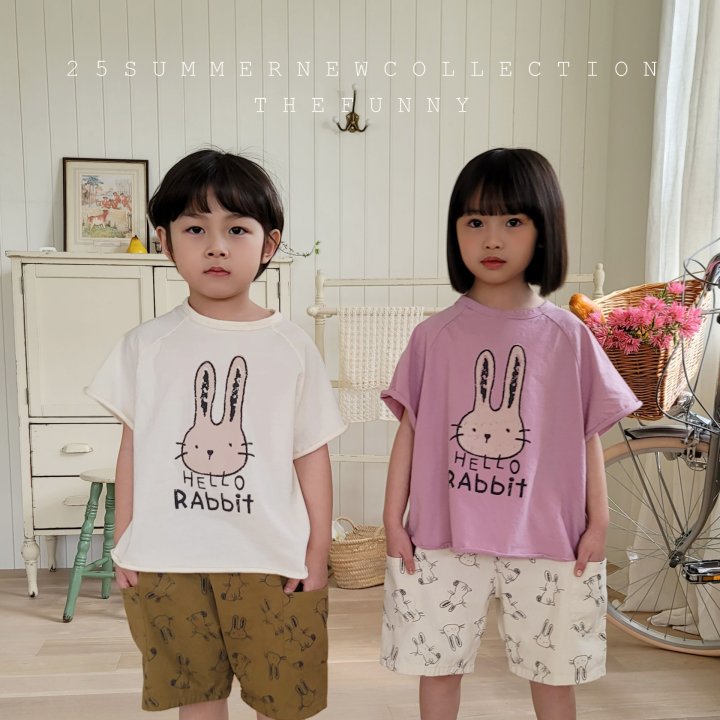 The Funny - Korean Children Fashion - #prettylittlegirls - Hello Rabbit Tee