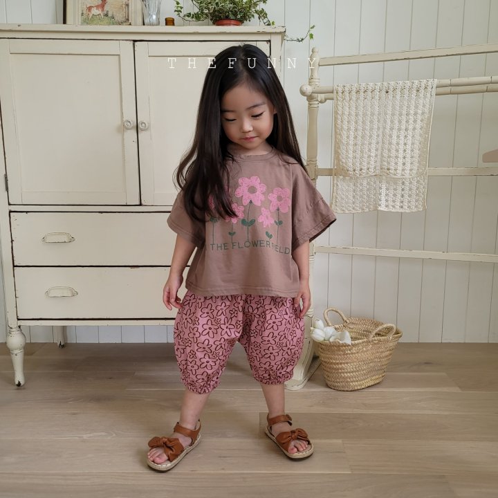 The Funny - Korean Children Fashion - #prettylittlegirls - Flower Garden Semi Crop Tee - 9